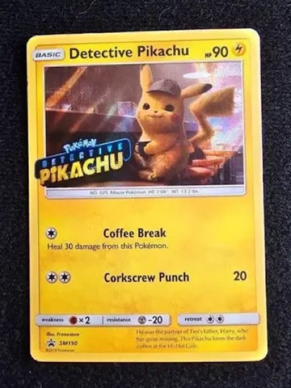 Detective Pikachu SM190 Sheen Holo